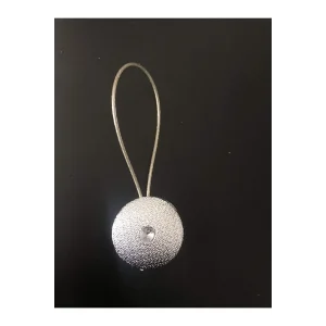 NIVEMSHOME DIVINO BROCHE DE CORTINA DE PLATA LISA