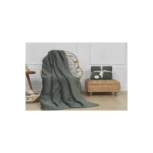 PEARLY HAKİ ÇİFT KİŞİLİK TOMURCUK SOFT BATTANİYE MERİNOS