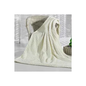 PEARLY HUES BONE DOUBLE PERSONALITY BUD SOFT BLANKET MERINO