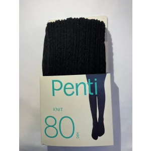 CALZE DA RAGAZZA PENTİ PRETTY KNIT 80 DEN CON COLLANT NERI 11-13 ANNI