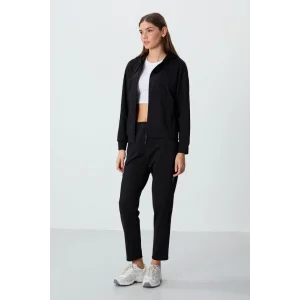 TOMMY LIFE T10BY-95306_01 CHAQUETA DE MUJER/PANTALÓN DE CHÁNDAL NEGRO
