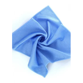 %100 MİCROFİBER BAKLAVA DESEN CAM BEZİ MAVİ 50X70 APM