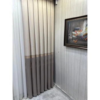 NİVEMESHOME ARSUZ FT614288 V-5202 VİZON 1/3 SIK PİLELİ FON PERDE APM