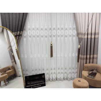 NİVEMESHOME FAIRY TALE 1/3 SIK PİLELİ TÜL PERDE APM