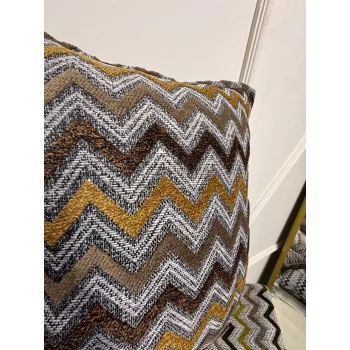 NİVEMESHOME SARI KAHVE KIRLENT KILIFI 45X45