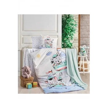 TAÇ KRİSTAL SAİLLİNG BLUE BAMBU ÖRGÜ BEBEK SETİ