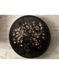 NİVEMESHOME 80*80 DOKU OVAL TABLO 8915