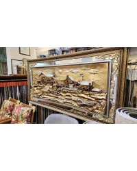 NİVEMESHOME SAHİL ÇERÇEVELİ 154X78 TABLO