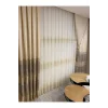 Nivemeshome Titanum Embroidered Cream 1/3 Dense Pile Tulle Curtain Apm