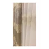 Nivemeshome Titanum Embroidered Cream 1/3 Dense Pile Tulle Curtain Apm