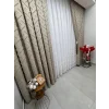 NİVEMESHOME  KONAK 1-0028 EKRU  1/3 PİLELİ TÜL PERDE
