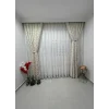 NİVEMESHOME NİSA 555 GÜMÜŞ 1/3 PİLELİ TÜL PERDE APM
