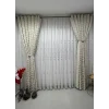 NİVEMESHOME NİSA 555 GÜMÜŞ 1/3 PİLELİ TÜL PERDE APM