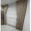 NİVEMESHOME SERAP GÜMÜŞ 1/3 PİLELİ BAMBU TÜL PERDE