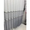NİVEMESHOME PETEK GRİ 1/3 PİLELİ TÜL PERDE