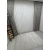NİVEMESHOME  SEDEF GRİ  1/3 PİLELİ FON PERDE