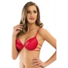 LE JARDİN 7007 DESTEKLİ DOLGULU BİYELİ ARKASI DEKOLTELİ SÜTYEN KIRMIZI
