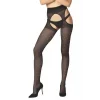 NİVEMESHOME 1121198 FANTAZİ TAŞLI BAYAN KÜLOTLU ÇORAP SİYAH DAYMOD