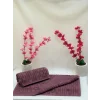 NİVEMESHOME 239 KİLİM MOR HAVLU NURPAK
