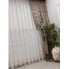 NİVEMESHOME 2572 EYLÜLZADE GOLD DETAY 1/3  PİLELİ TÜL PERDE APM