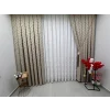 NİVEMESHOME AHU 1-0049P YARI DESENLİ 1/3 PİLELİ TÜL PERDE APM