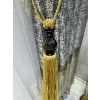 NIVEMESHOME GOLDEN FRINGED LEAD APARATUS CEILING GATHERING BRACE