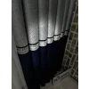 NİVEMESHOME ANKA V-510 NAVY BLUE- GRAY 1/3 THICK PILE BACKDROP CURTAIN