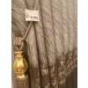 NİVEMESHOME ANTORYA COFFEE-STONE 1/3 TIGHT PILE CURTAIN FABRIC