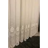 NİVEMESHOME ASTER NAKIŞLI 1/3 SIK PİLE TÜL PERDE APM