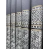NİVEMESHOME AVŞA DESEN:632349 2504 ANTRASİT 1/3 SIK PİLE FON PERDE APM