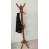 PERCHERO DE MADERA DE NOGAL DE PIE NIVEMESHOME DE 175 CM