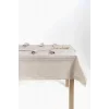 NİVEMESHOME BEIGE 160*220 COLBER TABLECLOTH