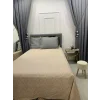 NİVEMESHOME BEJ 160X230 الغطاء الفردي للسرير