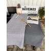 NİVEMESHOME BRANDA AÇIK GRİ BALKON PERDESİ
