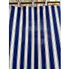 NİVEMESHOME BRANDA MAVİ - BEYAZ BALKON PERDESİ
