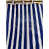 NİVEMESHOME BRANDA MAVİ - BEYAZ BALKON PERDESİ