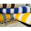 NİVEMESHOME BRANDA SARI - BEYAZ BALKON PERDESİ