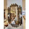 NİVEMESHOME BÜYÜK BOY GOLD 74X121 DEKORATİF BOY AYNASI