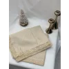 NİVEMESHOME CAPPİCİNO 160X220 KDK FRANSIZ DANTELLİ MASA ÖRTÜSÜ