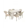 NİVEMESHOME CAPPİCİNO RATTAN MASA TAKIMI