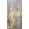 NİVEMESHOME CORTINA DE TUL DE BORDADO DOBLE CON 1/3 DE PLIEGUES APRETADOS