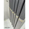 NİVEMESHOME DEFNE GRAY FT614166 V-5403 1/3 DENSED CURTAIN APM