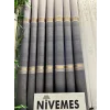 NİVEMESHOME SEA FT614177 V-5403 SILVER 1/3 TIGHT PLEATED CURTAIN APM
