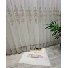 NİVEMESHOME DİLA 2032 GOLD DETAYLI 1/3 SIK PİLELİ TÜL PERDE APM