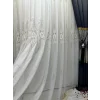 NİVEMESHOME DREAM GOLD DETAYLI 1/3 SIK PİLELİ TÜL PERDE APM