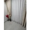 NİVEMESHOME DURU 1-0095 YARI DESENLİ 1/3 PİLELİ TÜL PERDE APM