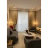 NİVEMESHOME DURU 1-0095  YARI DESENLİ  1/3  PİLELİ  TÜL PERDE APM
