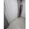 NİVEMESHOME EFSUN EKRU 1/3 PİLELİ TÜL PERDE