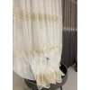 NİVEMESHOME ELİSTA WELLEN GOLD 1/3 DICHTES VOILE VORHANG APM