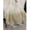 NİVEMESHOME ELİSTA WELLEN GOLD 1/3 DICHTES VOILE VORHANG APM